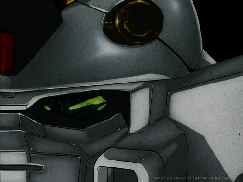 close-up of robot head