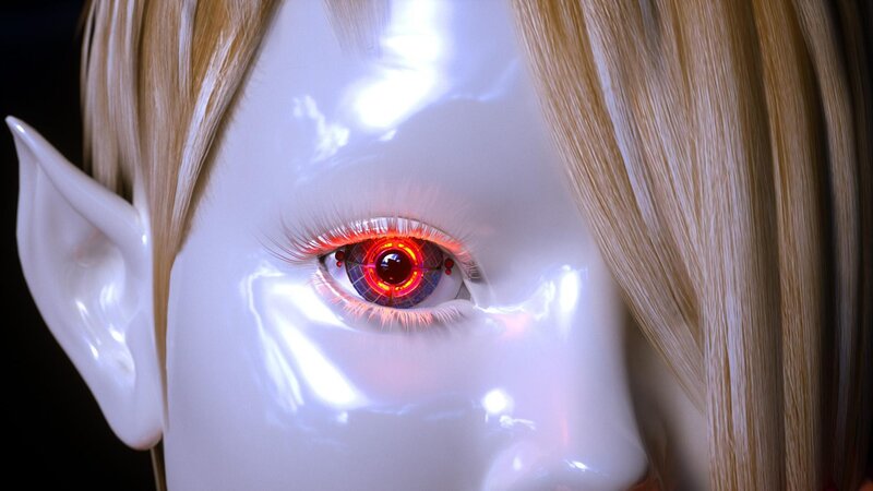 Close-up of Robotic Eye