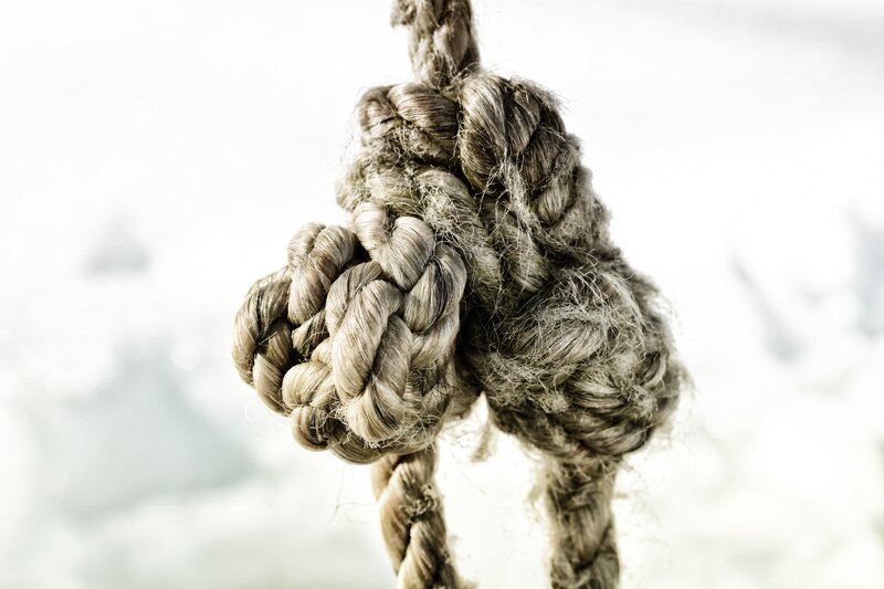 Close-up of Rope Knot