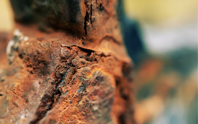 Close-up of Rusted Metal