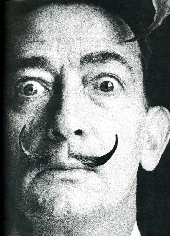 Close-up of Salvador Dalí