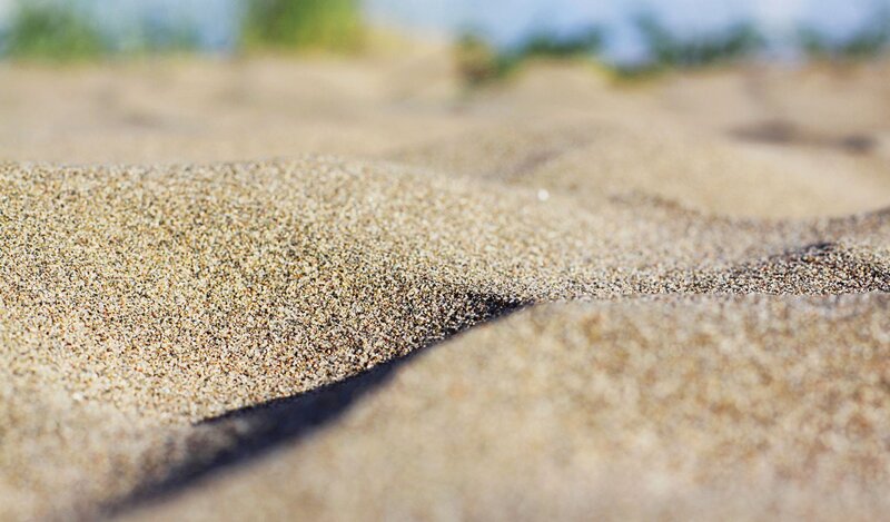 Close-up of Sand Dunes — Beige