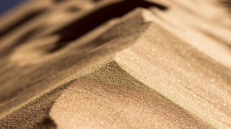 Close-up of Sand Dunes — Brown, Serene