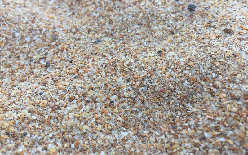 Close-up of Sand Grains — Beige, Neutral