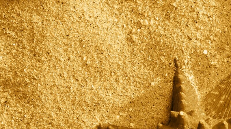 close-up of sandy beach