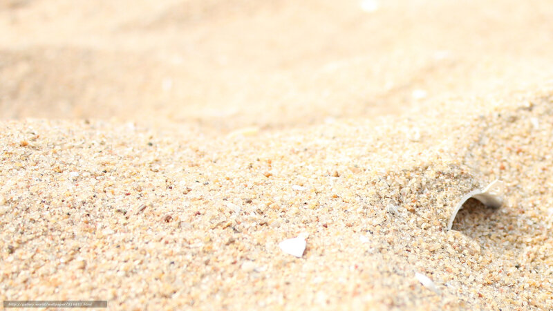 Close-up of Sandy Beach — Beige, Calm
