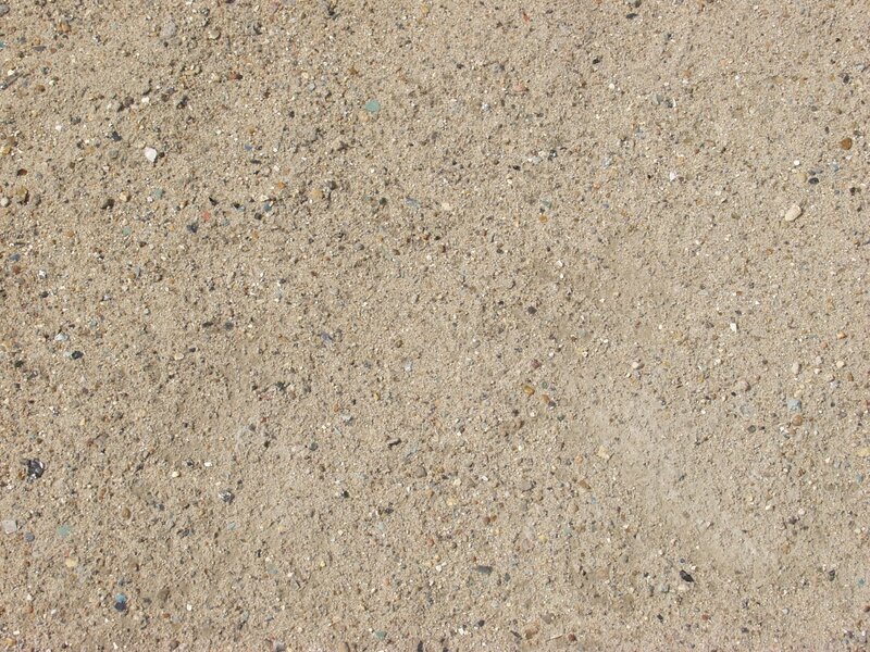 close-up of sandy gravel