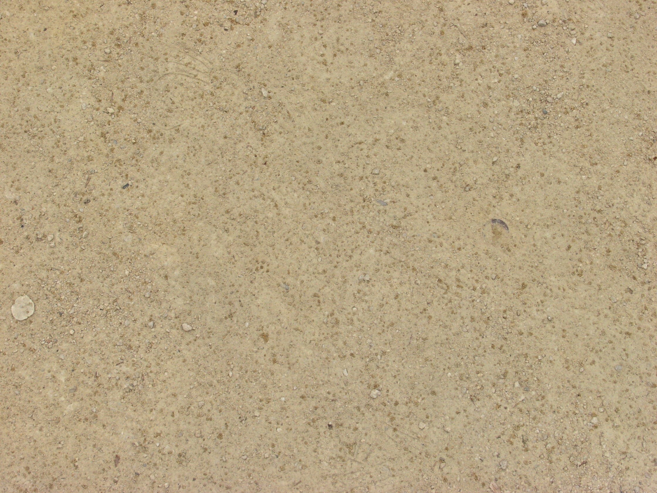 close-up of sandy ground