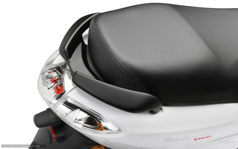 close-up of scooter rear