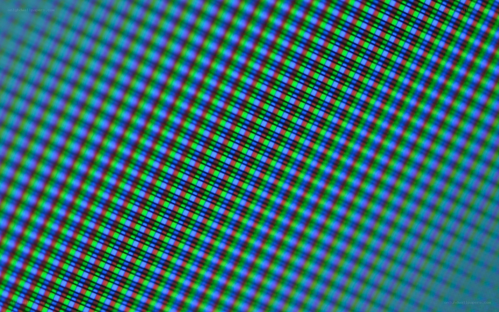 close-up of screen pixels