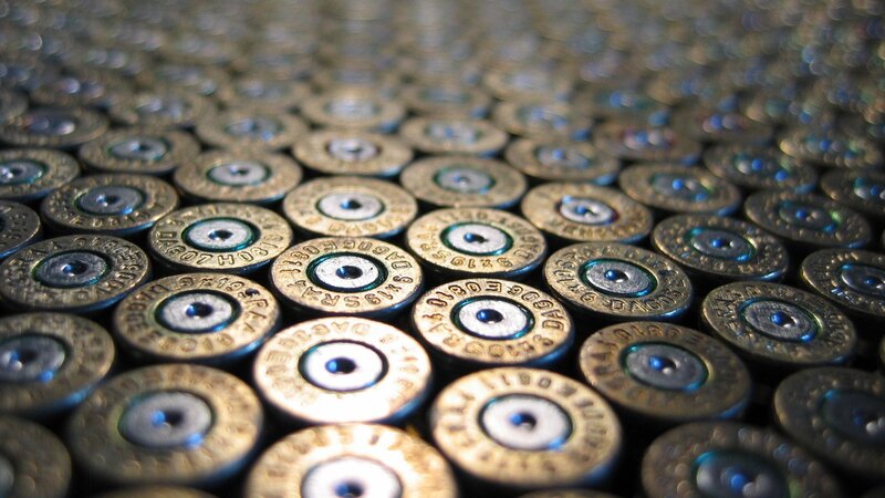 close-up of shotgun shells