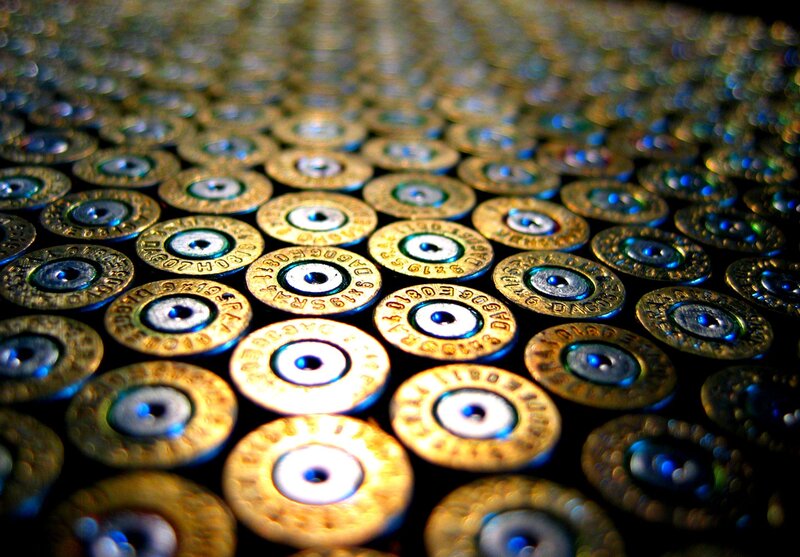 Close-up of shotgun shells