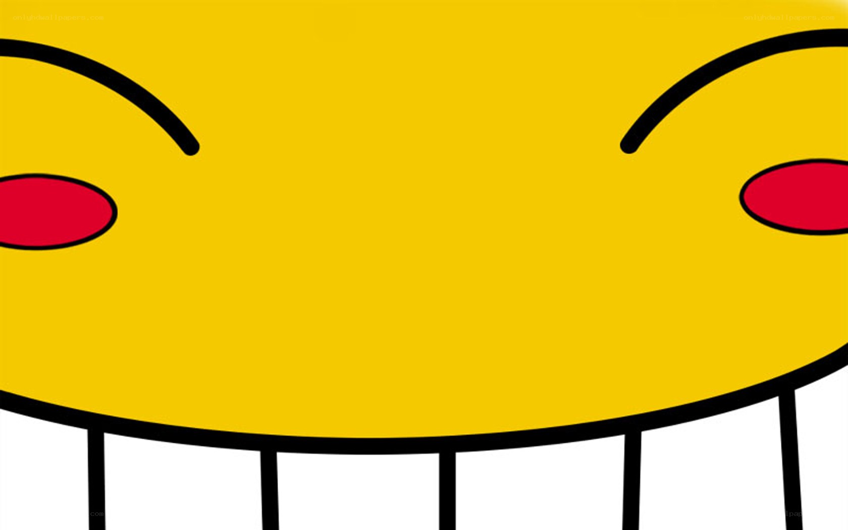 close-up of smiling face