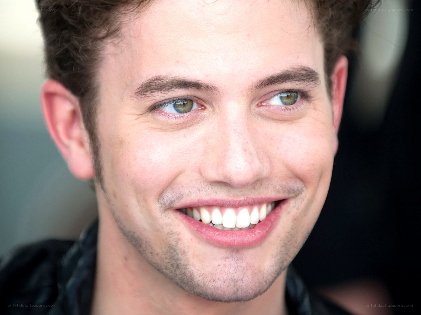 close-up of smiling man