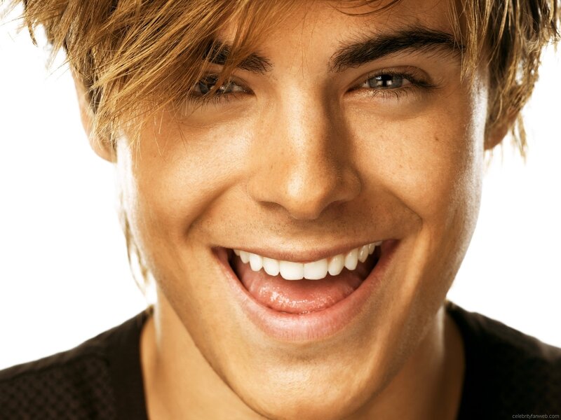 Close-up of Smiling Man — White