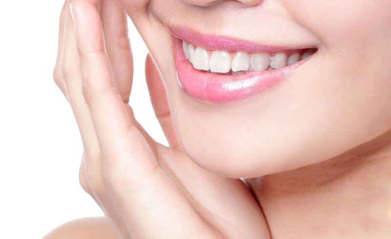 Close-up of Smiling Mouth