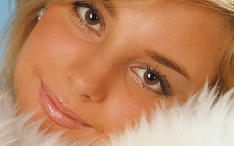 close-up of smiling woman