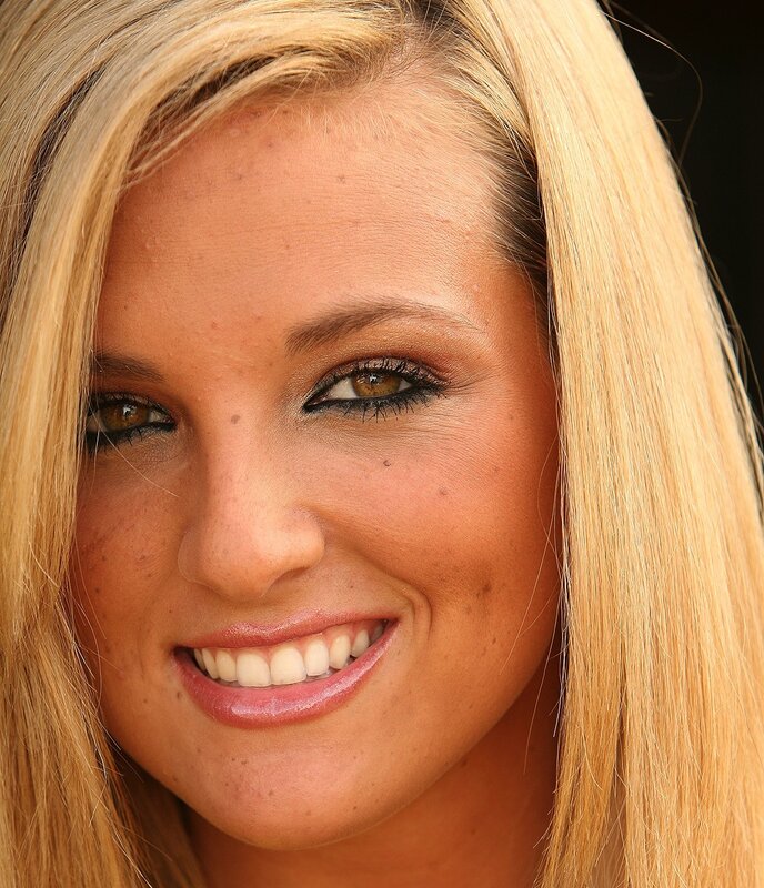 close-up of smiling woman
