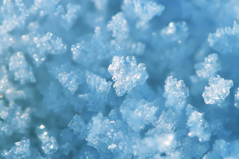 Close-up of snowflakes