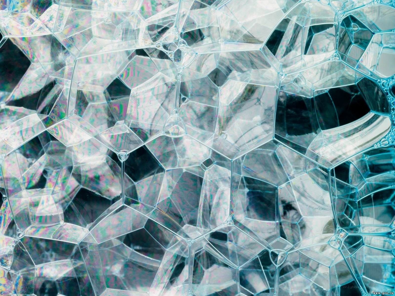 Close-up of soap bubbles