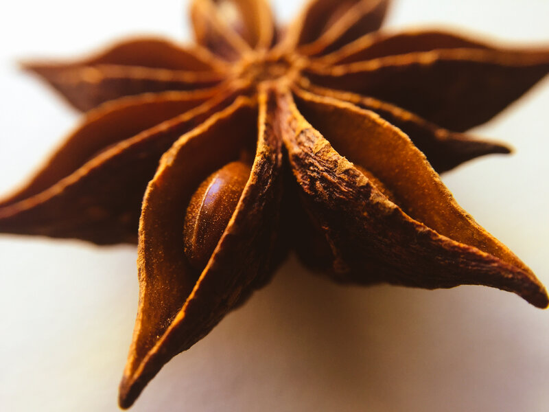 Close-up of star anise