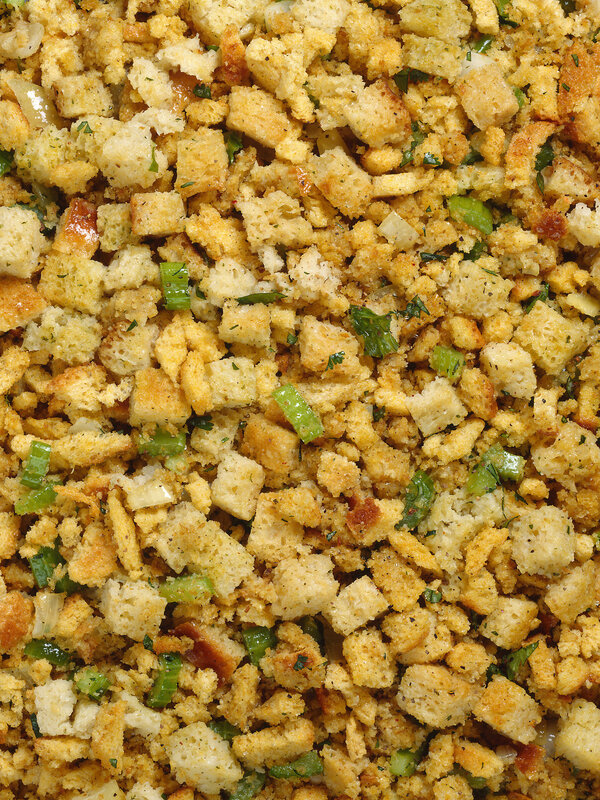 close-up of stuffing