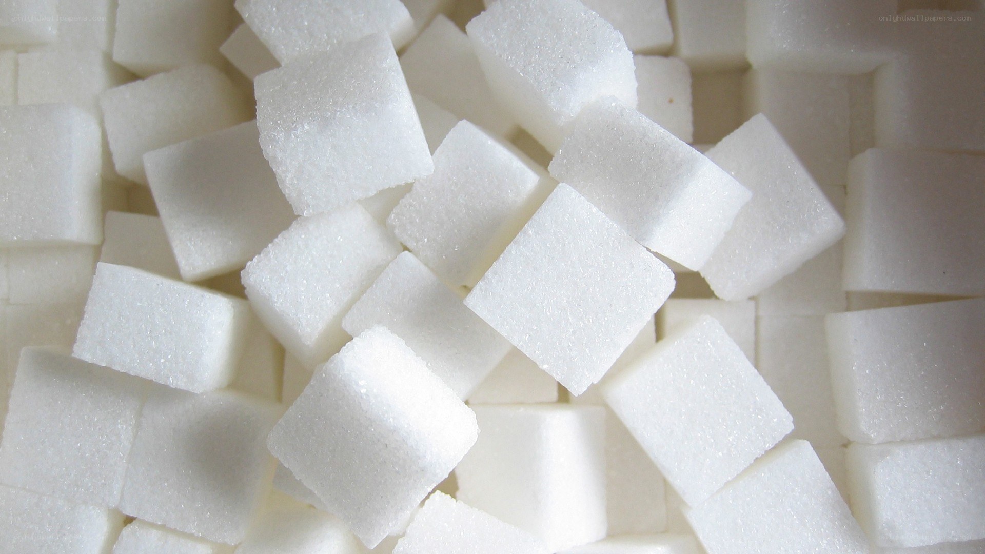 close-up of sugar cubes