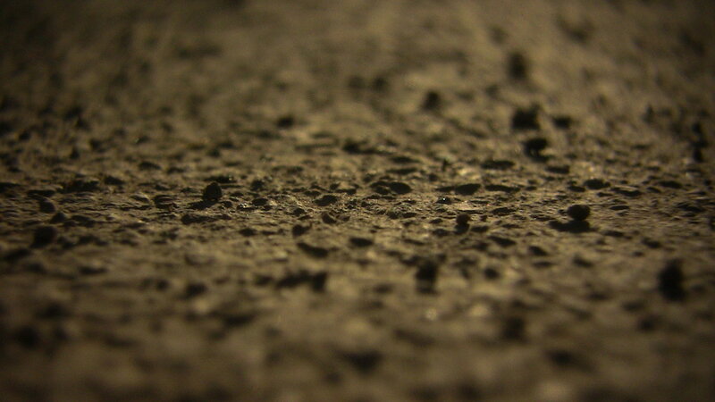 close-up of textured ground