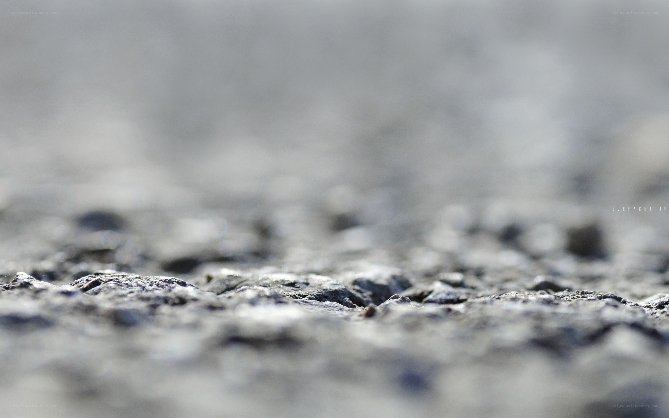 close-up of textured ground