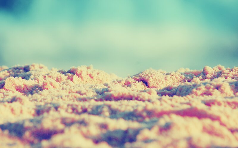 Close-up of textured sand