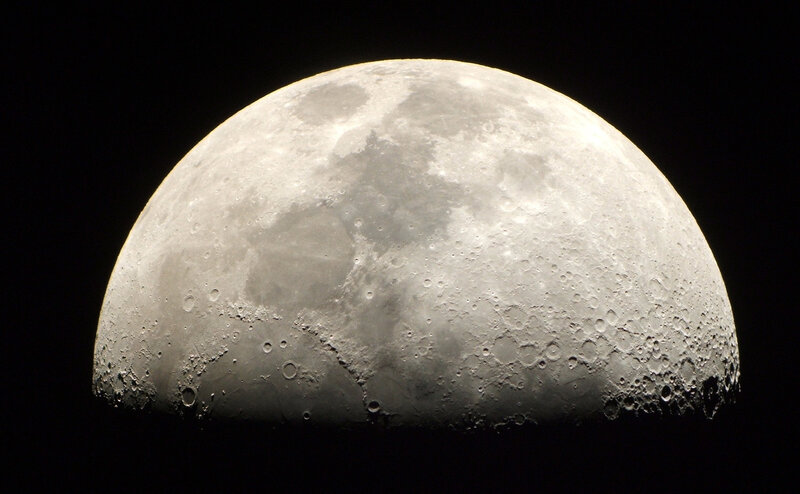 Close-up of the Moon