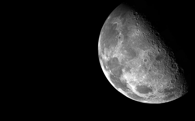Close-up of the Moon