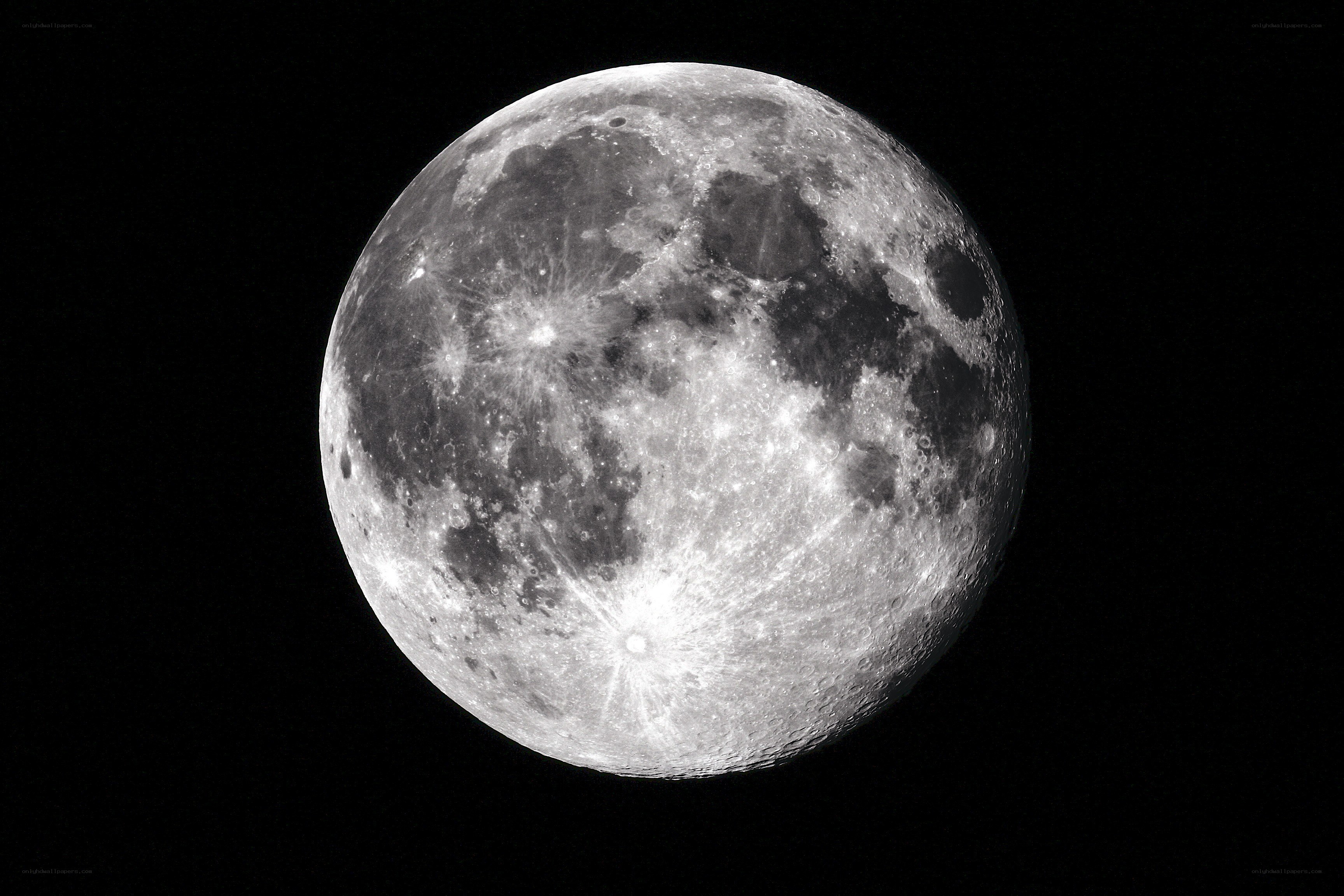 Close-up of the Moon