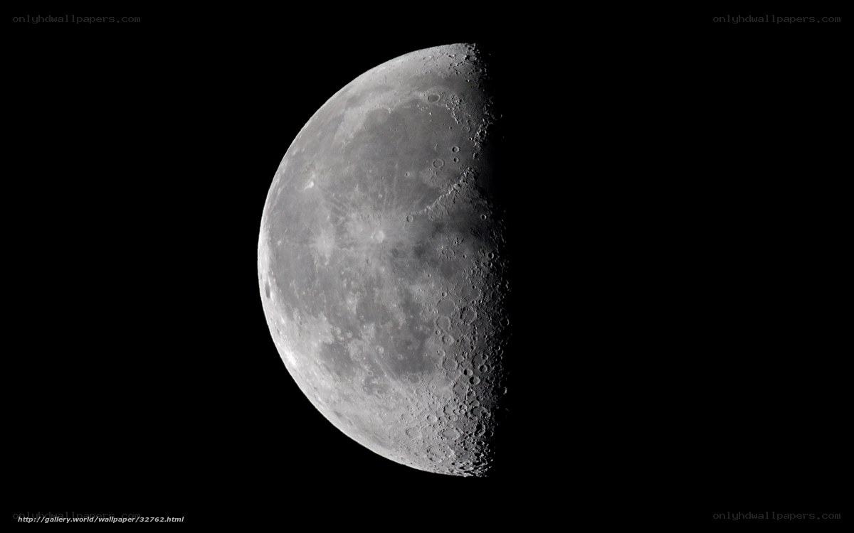Close-up of the Moon