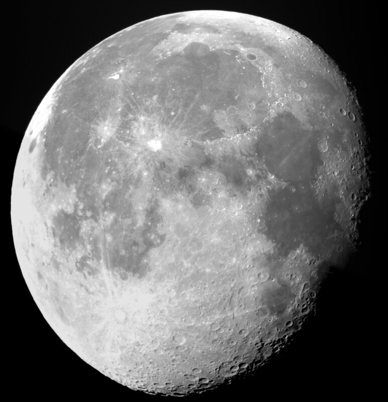 Close-up of the Moon