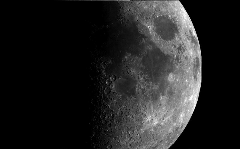 Close-up of the Moon