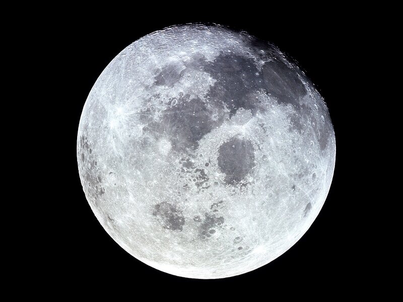 Close-up of the Moon