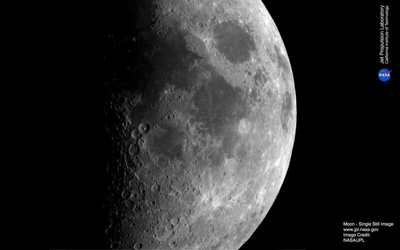 Close-up of the Moon