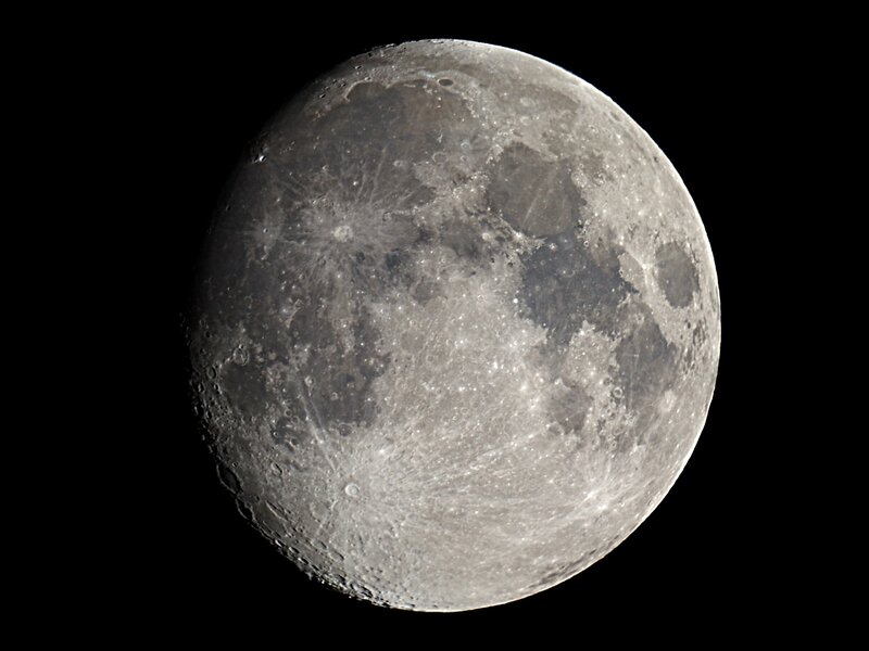 Close-up of the Moon