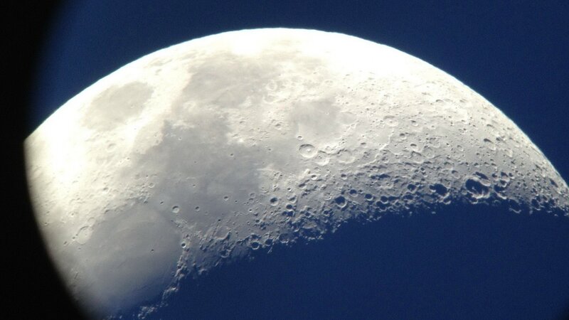 Close-up of the Moon