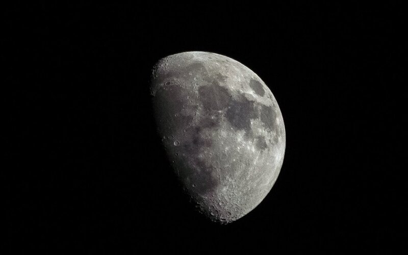 Close-up of the Moon
