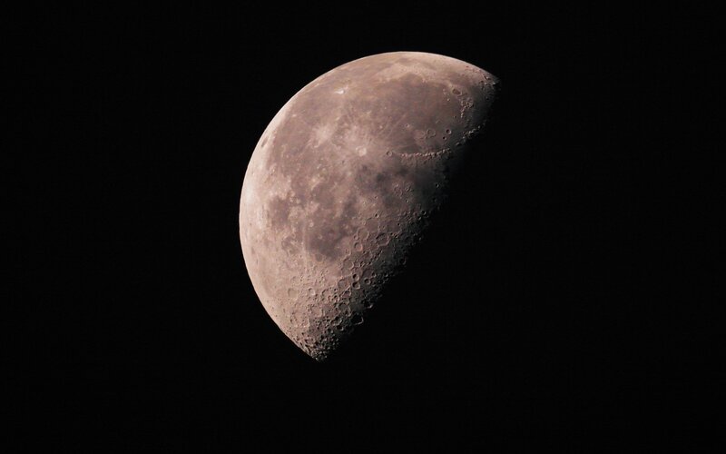 Close-up of the Moon