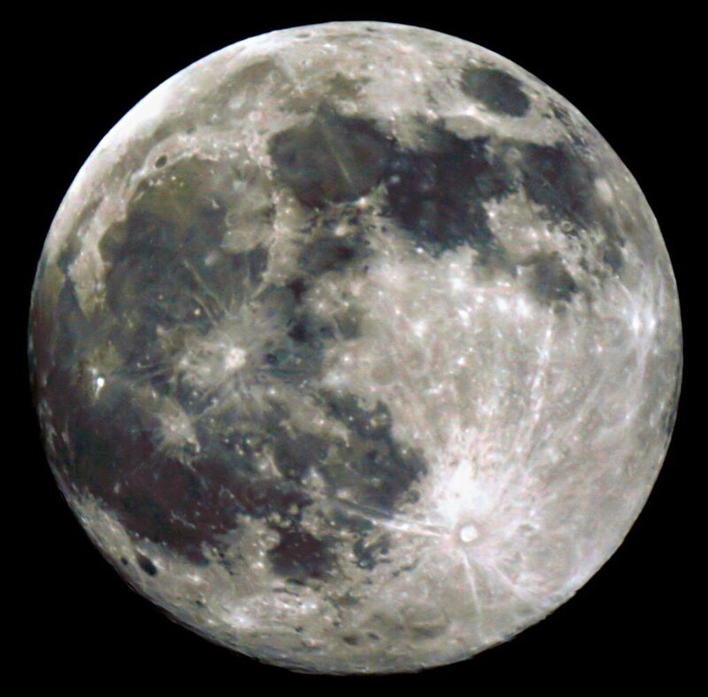 Close-up of the Moon