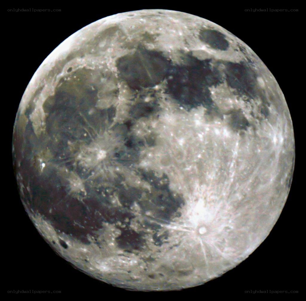 Close-up of the Moon
