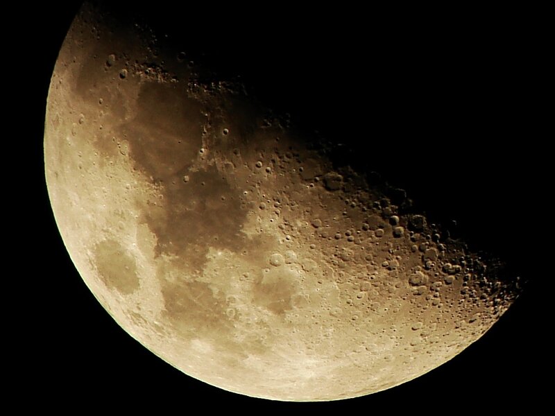 Close-up of the Moon