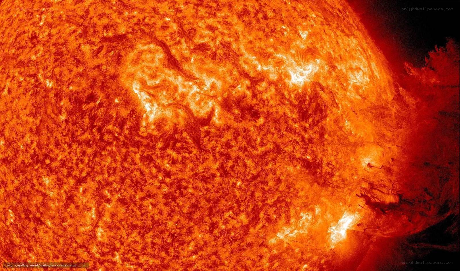 Close-up of the Sun's surface