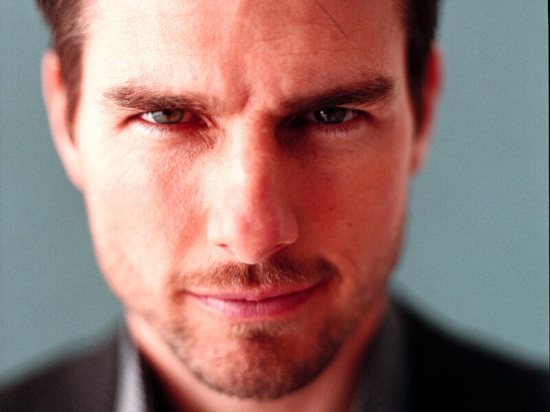 close-up of tom cruise