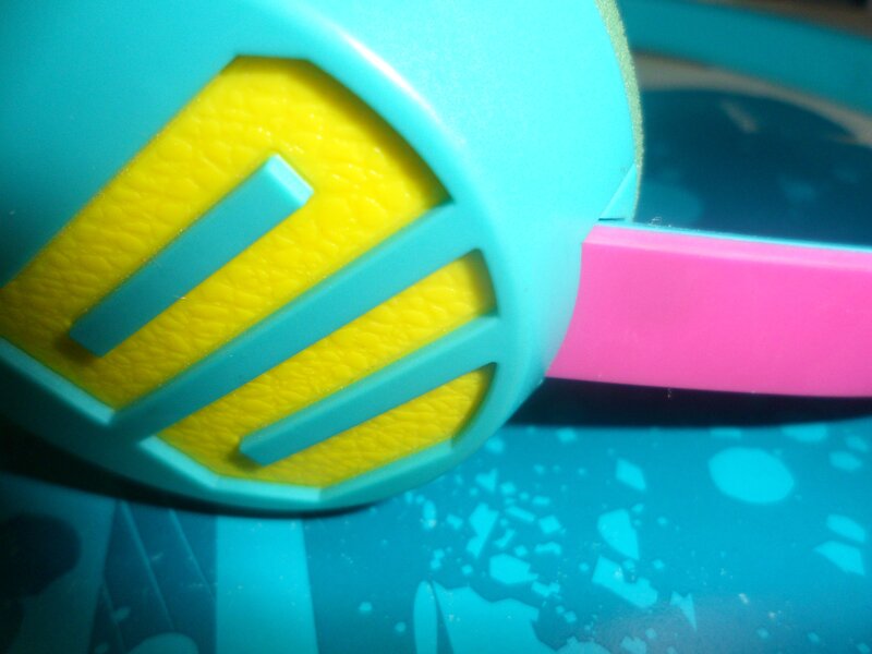 close-up of toy helmet