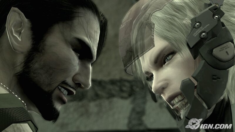 close-up of two characters facing each other