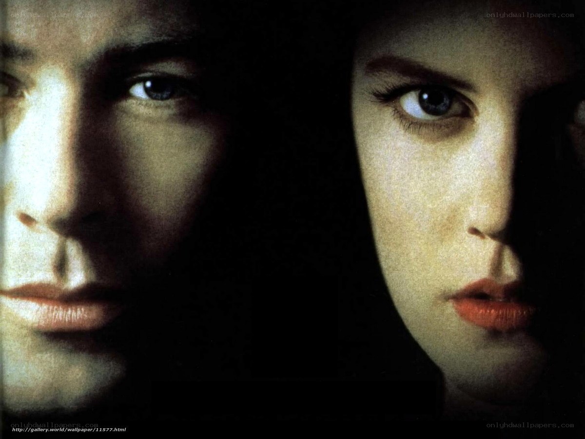 close-up of two faces